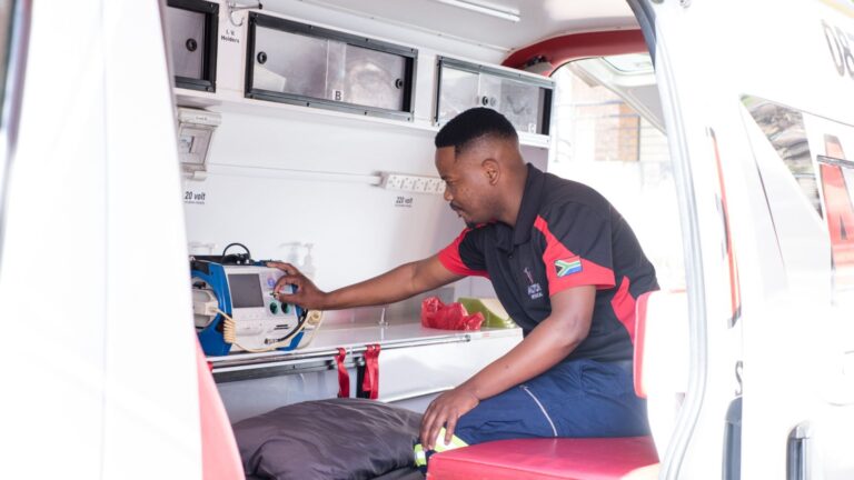 Altor EMS Ronald in Ambulance